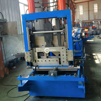 300mm Automatic Changeable Plc C Purlin Roll Forming Machine สำหรับคลังสินค้า