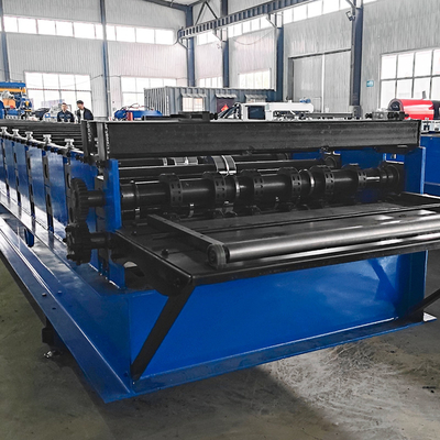 โปรไฟล์เหล็กเหล็ก PLC การควบคุม Decking Sheet Floor Roll การสร้างเครื่องจักร