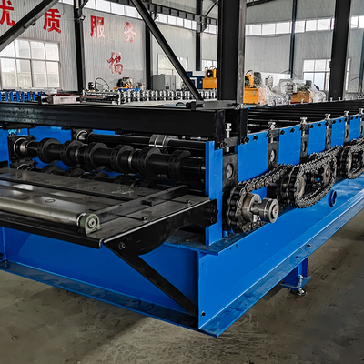 โปรไฟล์เหล็กเหล็ก PLC การควบคุม Decking Sheet Floor Roll การสร้างเครื่องจักร