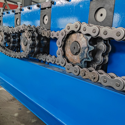 โปรไฟล์เหล็กเหล็ก PLC การควบคุม Decking Sheet Floor Roll การสร้างเครื่องจักร