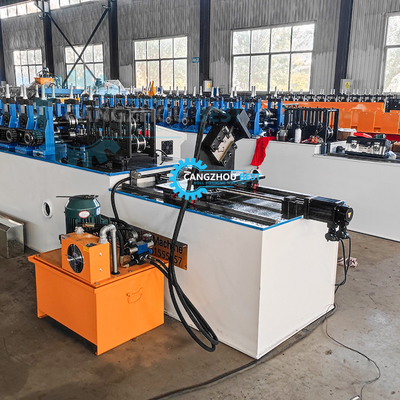 เครื่องปรับปรุงลวดเหล็กแบบเย็น ความเร็วสูง 20-25m/min C Stud Cold Roll Forming Machine