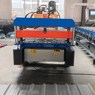 เครื่องปั้นแผ่นหลังคาสําหรับความหนาของวัสดุ PPGI และ GI 0.2-0.8mm