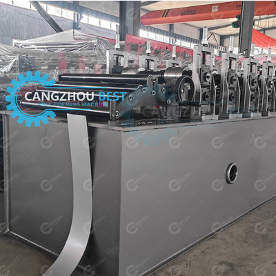 Double Line Metal Steel Garden Safty Palisde Fence Profile Machine เครื่องปั้นม้วน