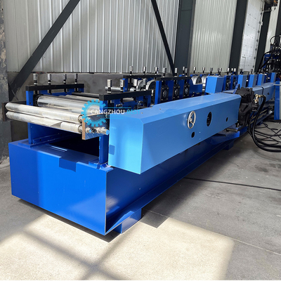 อัตโนมัติ Czu Purlin ไฮดรอลิก Punching และตัด Roll การสร้างเครื่องจักร