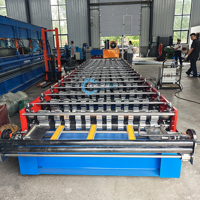 PPGI GI Steel Profile Zee Tile Roll Forming Machine ด้วยความแม่นยําสูง ภายใน 1 มิลลิเมตร