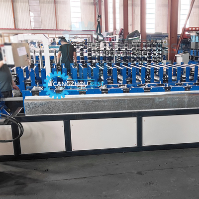 7.5 * 1.2 * 1.5m ระบบตัดไฮดรอลิก Stud และ Track Roll Forming Machine กับความอดทนในการตัด ± 2 มม