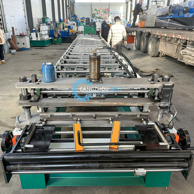 PPGI GI Color Steel Profile Roofing Sheet / Panel Roll Forming Machine เครื่องปรับปรุงแผ่นหลังคา / แผ่น