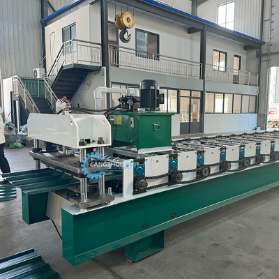PPGI GI Color Steel Profile Roofing Sheet / Panel Roll Forming Machine เครื่องปรับปรุงแผ่นหลังคา / แผ่น