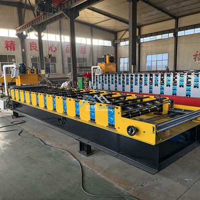 ระบบควบคุม PLC เครื่องทําหลังคาโลหะสําหรับ 0.3mm-0.8mm