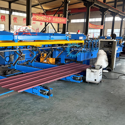 เครื่องปรับปรุงแผ่นหลังคาแบบ PLC ที่ทรงสมบูรณ์แบบ