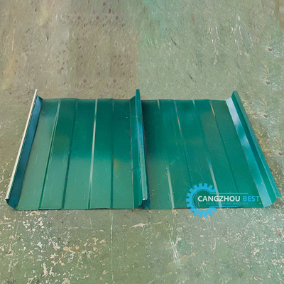 ไฮดรอลิกตัดออก โปรไฟล์เหล็กเหล็กกระปุก โทรพก Kr18 ยืนยัน Seam Roof Roll การสร้างเครื่อง