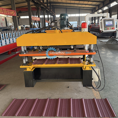 เม็กซิโก แพร่หลาย สี โปรไฟล์เหล็ก IBR R101 Roof Sheet Roll การสร้างเครื่องจักร