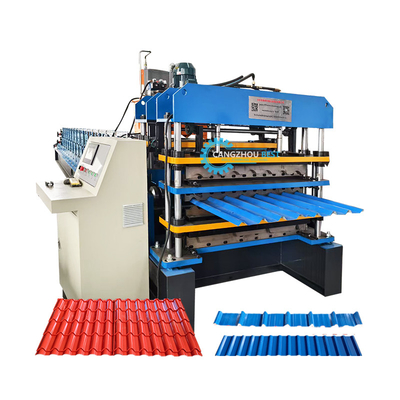 หลังคาไทล์ corrugated IBR สามโปรไฟล์ในหนึ่งสี