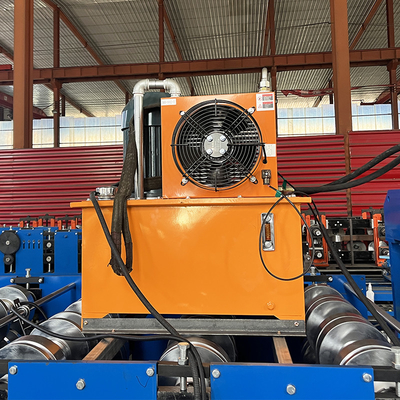 ความหนาของวัสดุ 1.2 มิลลิเมตร PLC การควบคุม Decking Sheet Roll การสร้างเครื่องจักร