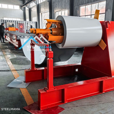 โรงงานจัดหาเครื่องขึ้นรูปแผ่นหลังคา IBR ทรงสี่เหลี่ยมคางหมูมาตรฐานสูง