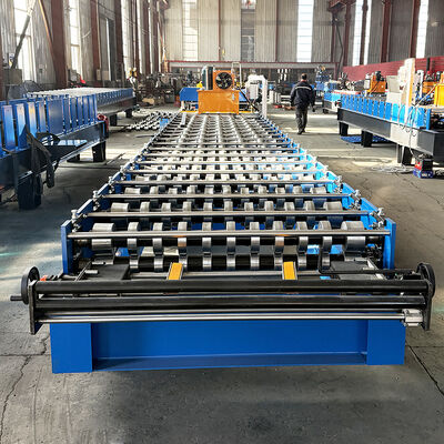 วัสดุก่อสร้าง 0.35-0.6 มม. เครื่องขึ้นรูปม้วนกระเบื้องหลังคาเคลือบโมนาโก