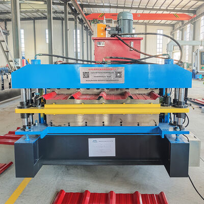 TR4 TR5 double profile roof sheet in one machine with High-precision cutting cost-saving machine