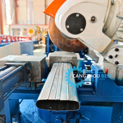 Galvanized Steel PLC Control Square Shape Seaming Roll Forming Machine 
