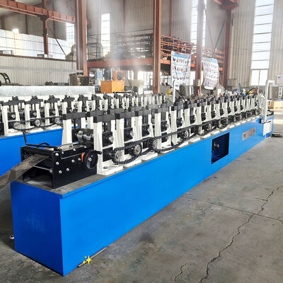 การควบคุม PLC แบบเจาะไฮดรอลิกเครื่องขึ้นรูปม้วนโปรไฟล์สตั๊ด Soeed สูง