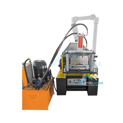 เครื่องขึ้นรูปม้วนแผงหลังคา Sleflock หลังคาที่อยู่อาศัย 3kw