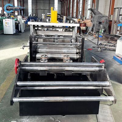 ควบคุม PLC เปลี่ยนขนาดอัตโนมัติ 80-300 มม. C Purlin Roll Forming Machine