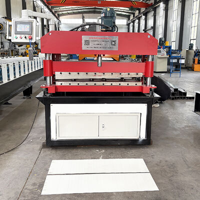 PPGI และ GI Steel Coil Sheet PLC ควบคุมเครื่องตัดขึ้นรูปตามความยาว