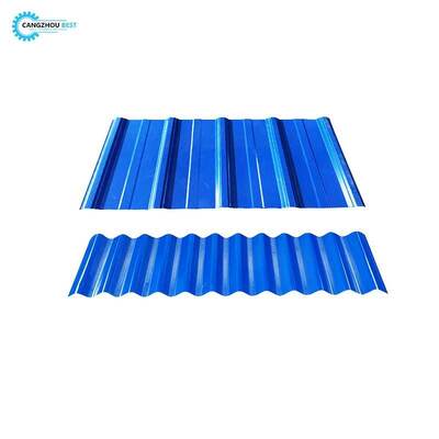 เครื่องรีดขึ้นรูปแผ่นหลังคาเมทัลชีท IBR แบบสองชั้นทรงสี่เหลี่ยมคางหมู 840&836