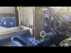 เครื่องตัดไฮดรอลิค CZ Purlin Roll Forming Machine 80-300 10m/Min