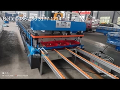 Hydraulic Plc Control Metal Roofing Sheet Roll Forming Machine สําหรับวัสดุก่อสร้าง